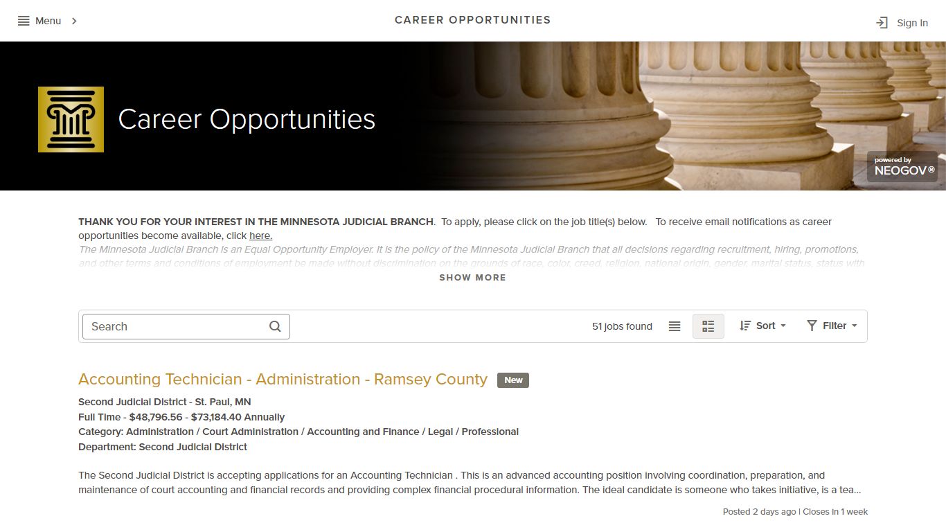 Career Opportunities | Career Opportunities - GovernmentJobs.com